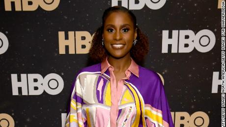 Issa Rae of &#39;Insecure&#39; poses in the green room during the 2020 Winter Television Critics Association Press Tour at The Langham Huntington, Pasadena on January 15, 2020 in Pasadena, California. 723750 (Photo by Jeff Kravitz/Getty Images for WarnerMedia)