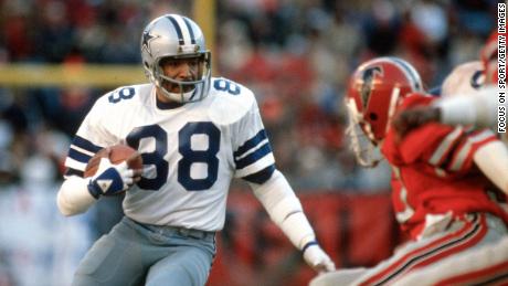 Pearson playing for the Cowboys in 1980.