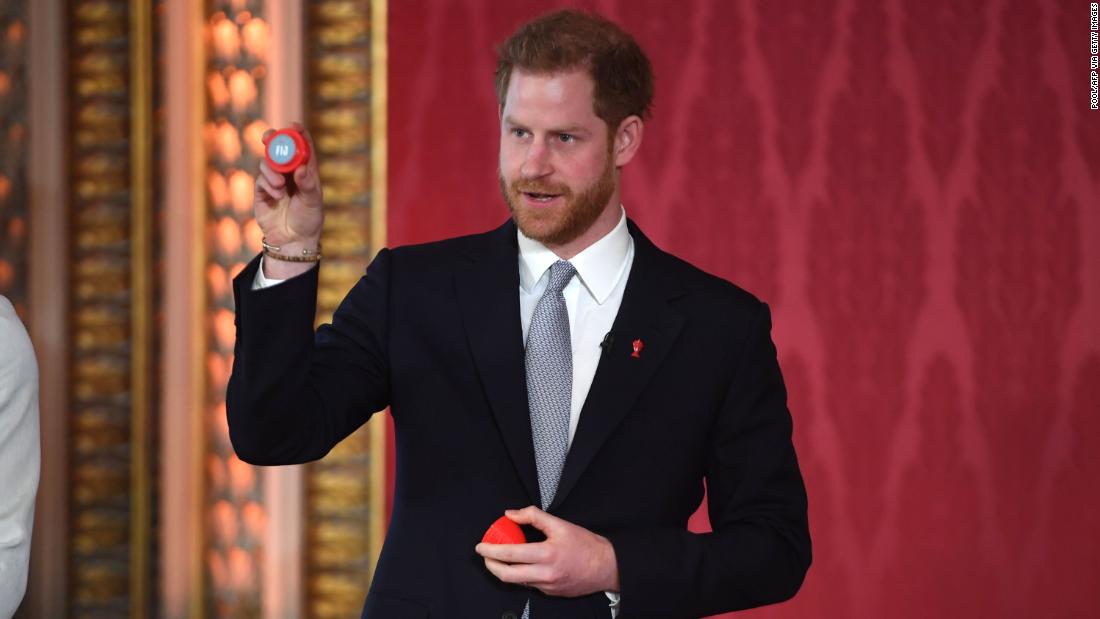 Prince Harry attends first public engagement since royal family crisis