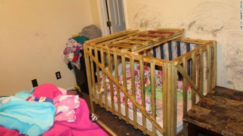 Photos Show Makeshift Cages Where 4 Kids Were Locked In