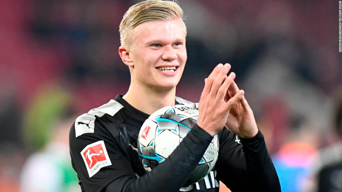 ผลการค้นหารูปภาพสำหรับ Teen sensation Erling Braut Håland scores debut hat-trick to save Borussia Dortmund