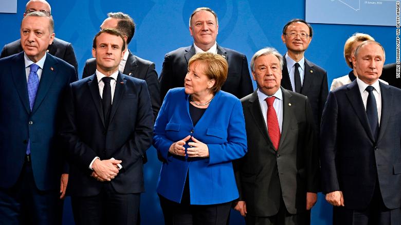  World leaders gather in Berlin on January 19, 2020 to make a fresh push for peace in Libya, in a desperate bid to stop the conflict-wracked nation from turning into a &quot;second Syria&quot;. 