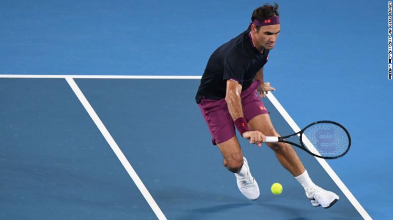 Roger Federer saw off Steve Johnson in the opening round of the Australian Open. 