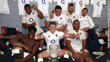 Saracens have produced a number of England players in recent years including Mako Vunipola, Maro Itoje, Owen Farrell; Jamie George, George Kruis Billy Vunipola and Alex Goode (L-R).