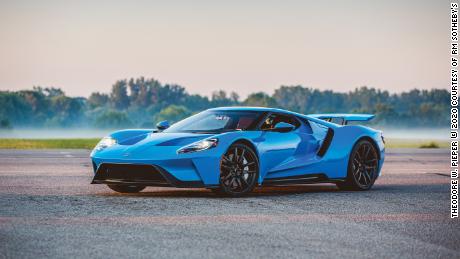 This Ford GT was sold by RM Sotheby's for $923,500.
