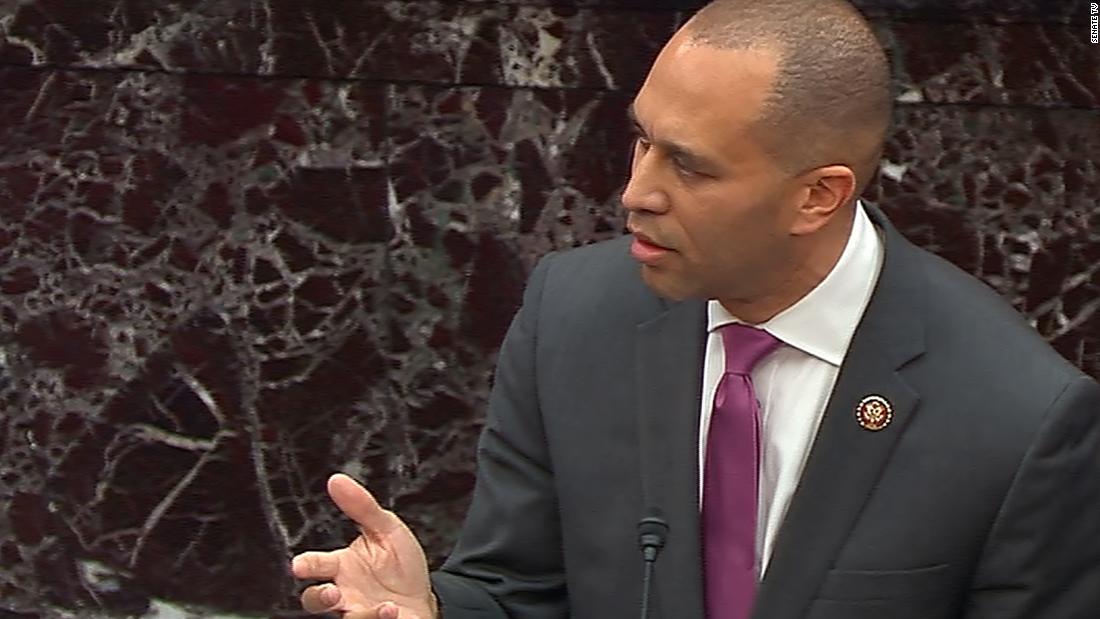 Hakeem Jeffries quotes Biggie Smalls during Senate impeachment trial of ...