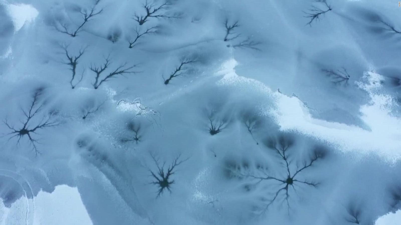 This Frozen Lake Looks Like The Inside Of A Kaleidoscope Cnn Travel