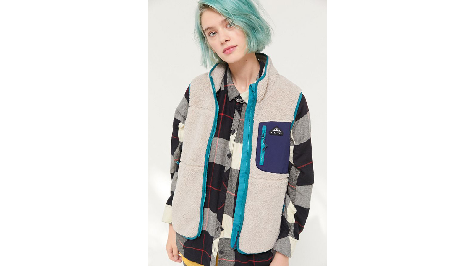 urban outfitters reversible fuzzy jacket