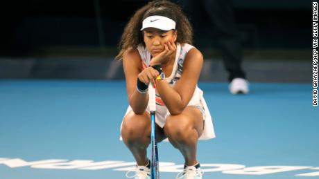 Naomi Osaka was unable to repeat her performance against Gauff at the US Open.