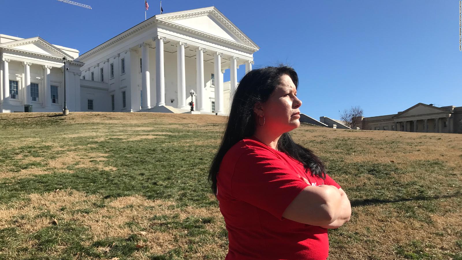 Virginia teachers fight for their future, swarming the state capitol