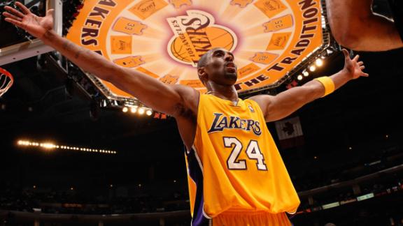 kobe bryant's number on the lakers