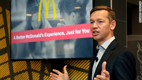 Chris Kempczinski in 2016, as incoming president of McDonald&#39;s USA.