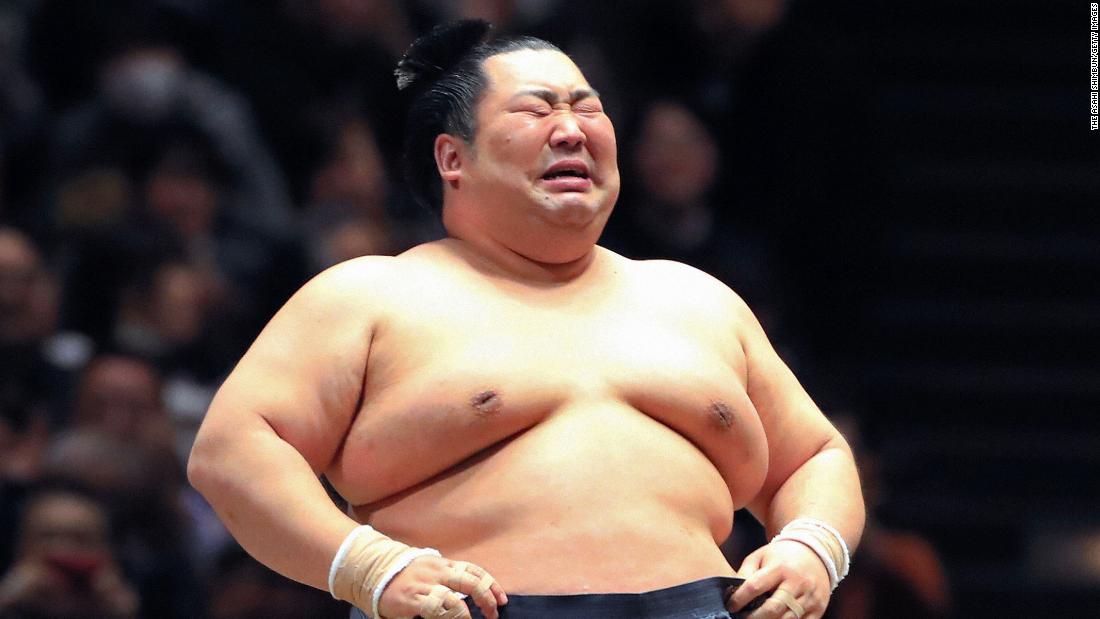 Tokushoryu: Underdog sumo wrestler bursts into tears after first title