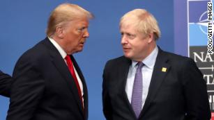 Trump &#39;tore into&#39; Boris Johnson over Huawei in phone call, source says