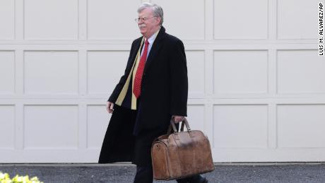 Former National security adviser John Bolton leaves his home in Bethesda, Md. Tuesday, January 28, 2020.