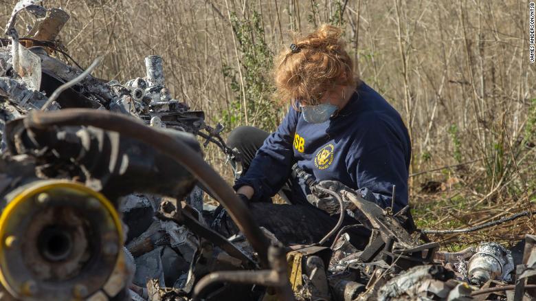 NTSB investigators wrapped up recovery efforts at the crash site Tuesday.