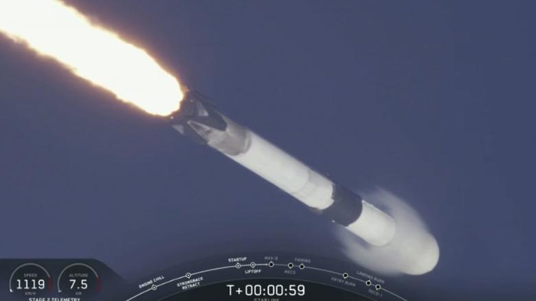 SpaceX launches more satellites for its internet constellation