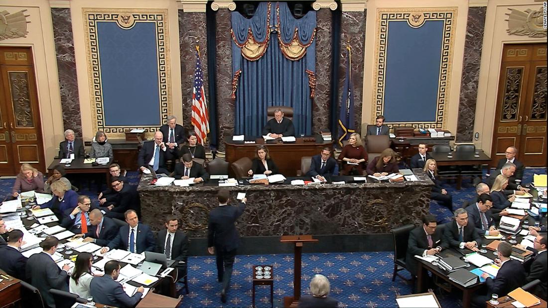 Senators give speeches to explain their votes after closing arguments ...