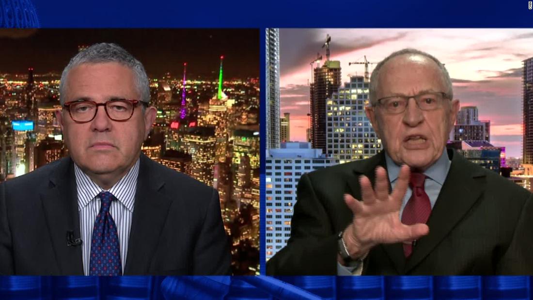 Watch Alan Dershowitz's former student Jeffrey Toobin challenge his ar...