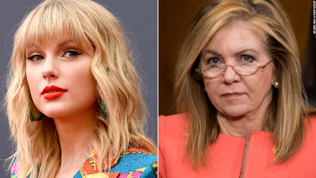 Taylor Swift calls GOP Sen. Marsha Blackburn 'Trump in a wig' in new documentary - CNN