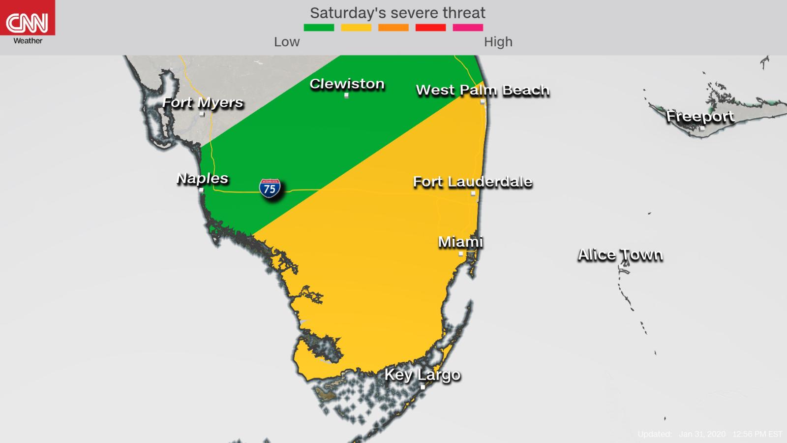 Miami weather Expect severe storms ahead of the Super Bowl CNN