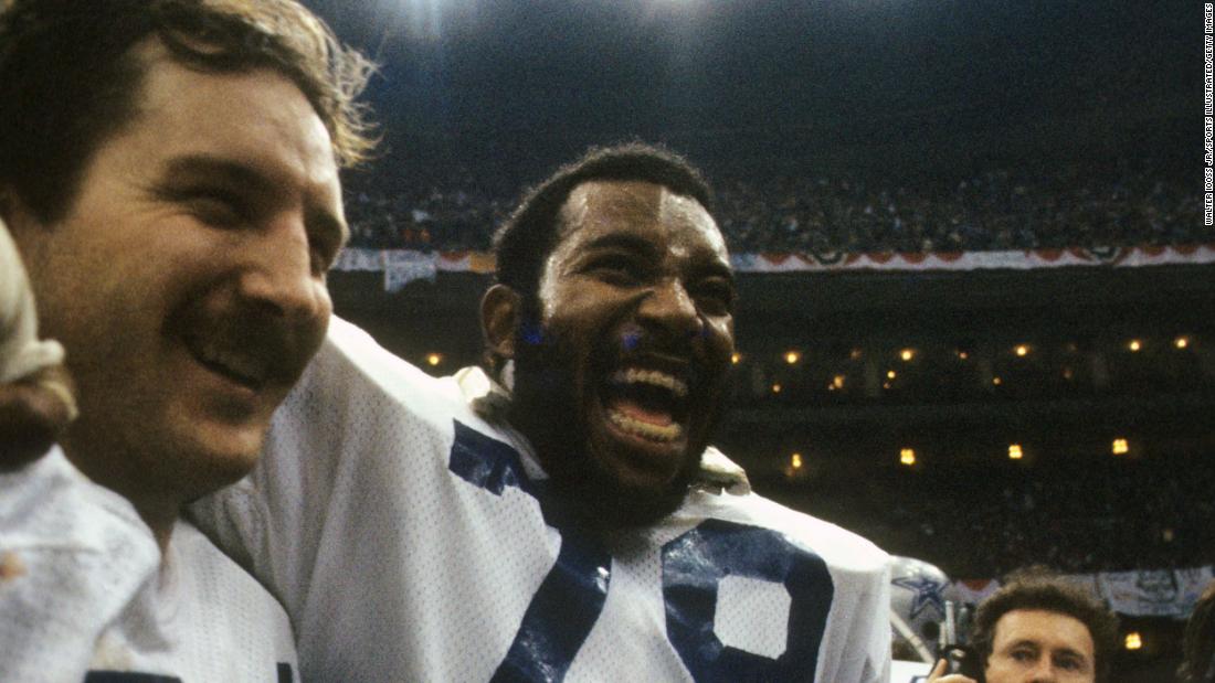 &lt;strong&gt;Super Bowl XII (1978):&lt;/strong&gt; A dominating performance by Dallas&#39; &quot;Doomsday Defense&quot; led to the first and only time that two players would share the Super Bowl MVP award. Defensive linemen Randy White, left, and Harvey Martin helped the Cowboys force eight turnovers and defeat Denver 27-10.
