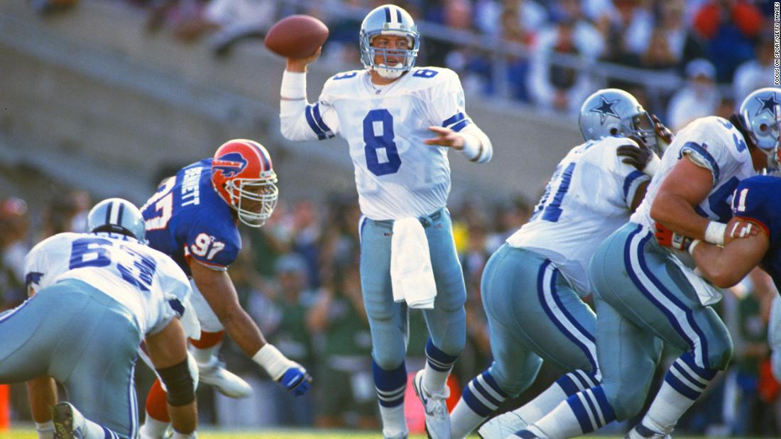 &lt;strong&gt;Super Bowl XXVII (1993): &lt;/strong&gt;Dallas quarterback Troy Aikman had 273 yards and four touchdowns as the Cowboys won their first Super Bowl since 1978. Dallas trounced Buffalo 52-17, handing the Bills their third straight Super Bowl loss.