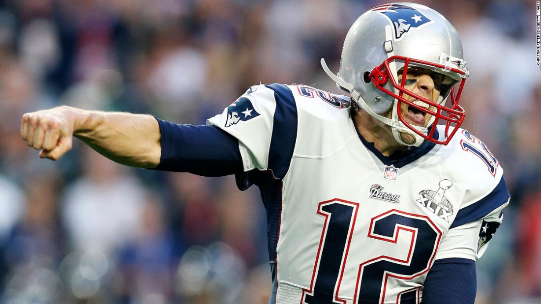 &lt;strong&gt;Super Bowl XLIX (2015):&lt;/strong&gt; New England&#39;s Tom Brady pumps his fist after throwing one of his four touchdown passes in the Patriots&#39; 28-24 victory over Seattle. Brady joined Joe Montana as the only players to win three Super Bowl MVPs.