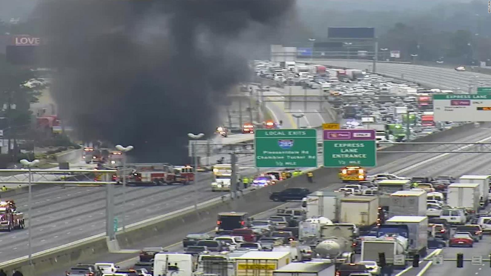 Fiery Crash Kills 2 On I 85 Near Atlanta Cnn