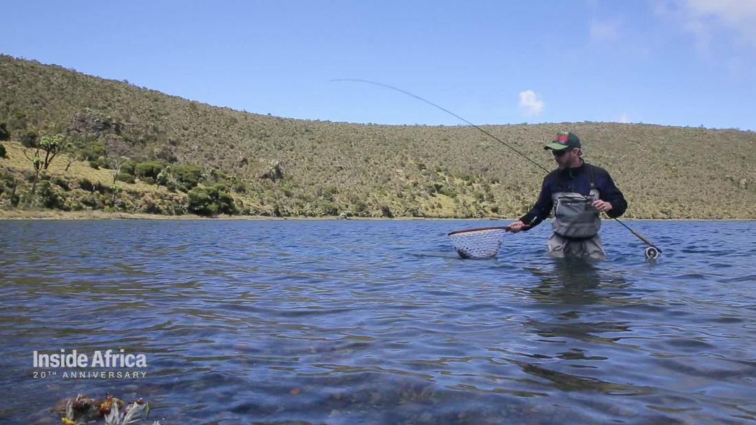 Fly Fishing On Top Of Mount Kenya Africa Inside Africa - CNN Video