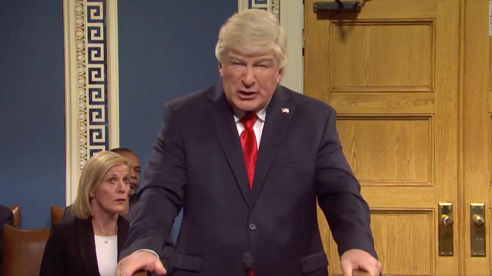 'SNL' presents the impeachment trial of President Trump 'you wish had