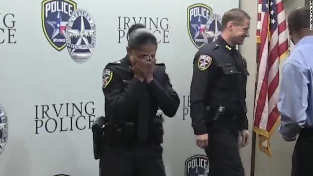 A Soldier Surprised His Mom As She Was Sworn In As A Police Officer In