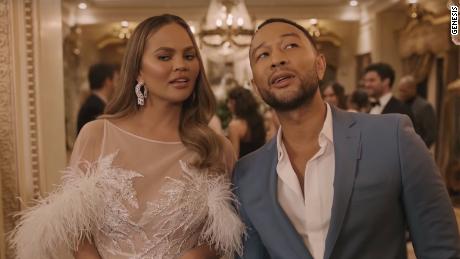 John Legend and Chrissy Teigen appear in an ad for Genesis.