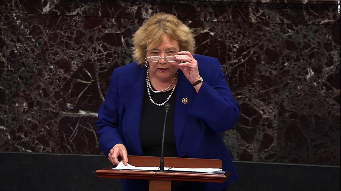 Democratic MP Zoe Lofgren discreetly releases a massive social media report on Republican Party colleagues who voted to revoke the election