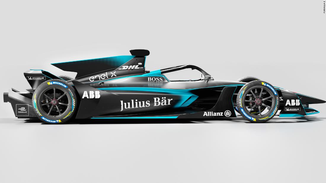 The striking new body is designed to make the car &quot;more sleek and agile,&quot; according to Formula E founder Alejandro Agag.