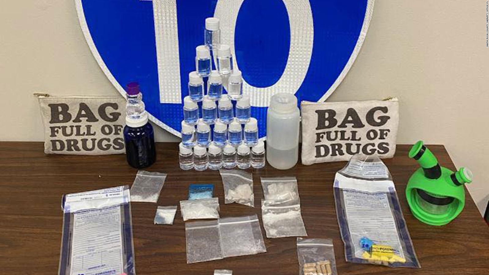 Florida Police Make Traffic Stop And Find Bag Full Of Drugs Labeled