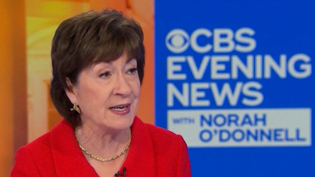 Sen Susan Collins Trump Has Learned His Lesson Cnn Video