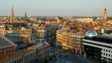 A general view of downtown Lille, in northern France.
