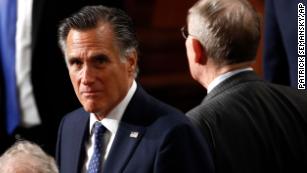 Romney says Trump is &#39;guilty of an appalling abuse of public trust&#39; in emotional floor speech