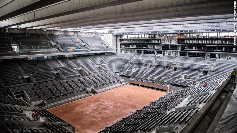 The 2020 French Open will be the first to feature a retractable roof on Philippe Chatrier.