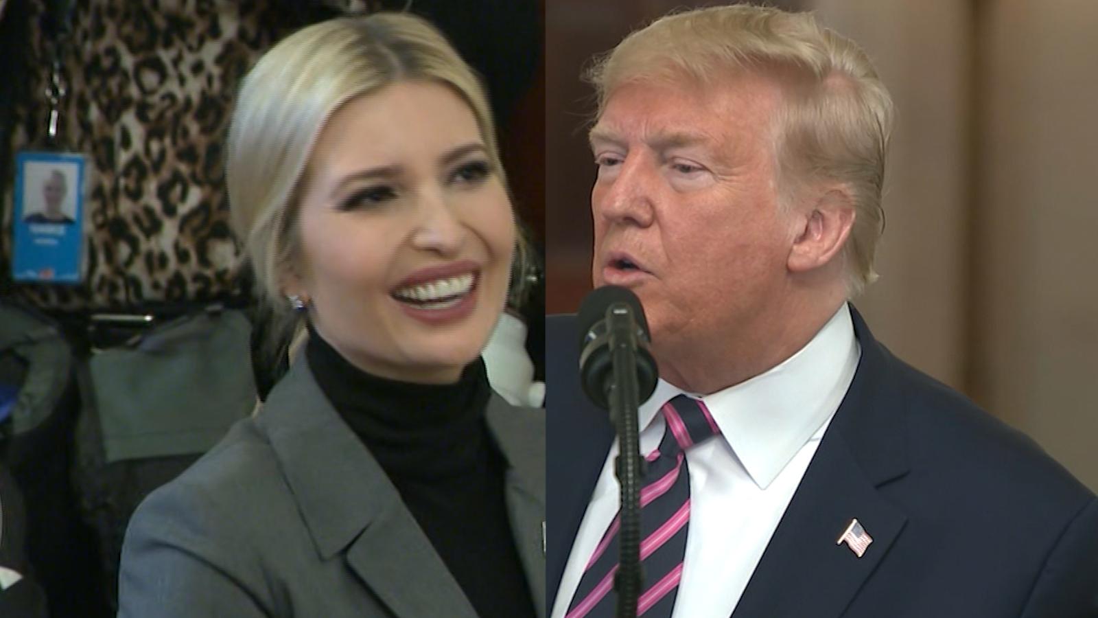 CNN Fact Checks Trump's Claim About Ivanka During Speech   CNN Video