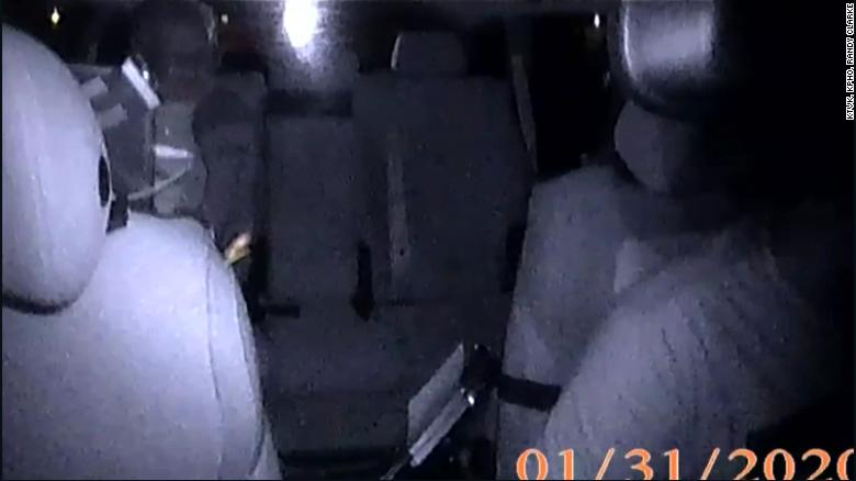 Two cameras in Clarke's vehicle captured the exchange, he said.