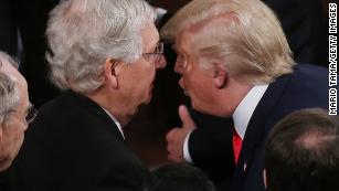 Despicable Mitch McConnell: Capitol Hill mob was 'provoked' by Trump 200207001437-trump-mcconnell-sotu-medium-plus-169