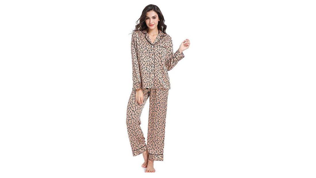 AOP Es Pijama de Satén para Mujer CORN Ropa Ropa para hombre Pijamas y batas Pantalones de pijama 