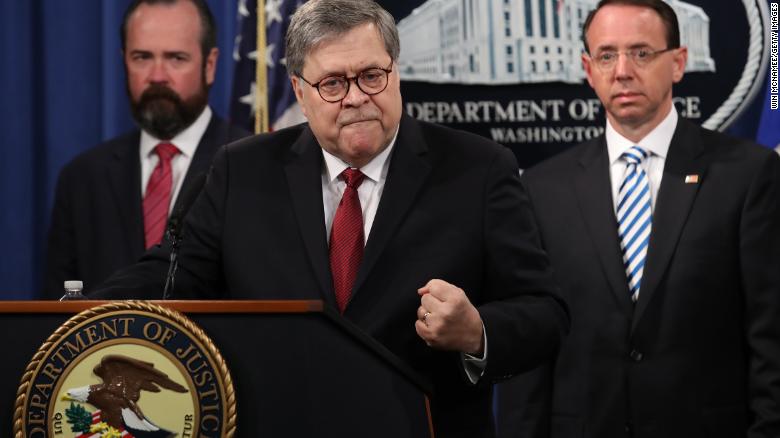 Barr Confirms Justice Department Is Receiving Giuliani Information