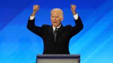 MANCHESTER, NEW HAMPSHIRE - FEBRUARY 07: (L-R) Democratic presidential candidates Sen. Elizabeth Warren (D-MA), former Vice President Joe Biden and Sen. Bernie Sanders (I-VT) participate in the Democratic presidential primary debate in the Sullivan Arena at St. Anselm College on February 07, 2020 in Manchester, New Hampshire. Seven candidates qualified for the second Democratic presidential primary debate of 2020 which comes just days before the New Hampshire primary on February 11. (Photo by Joe Raedle/Getty Images)