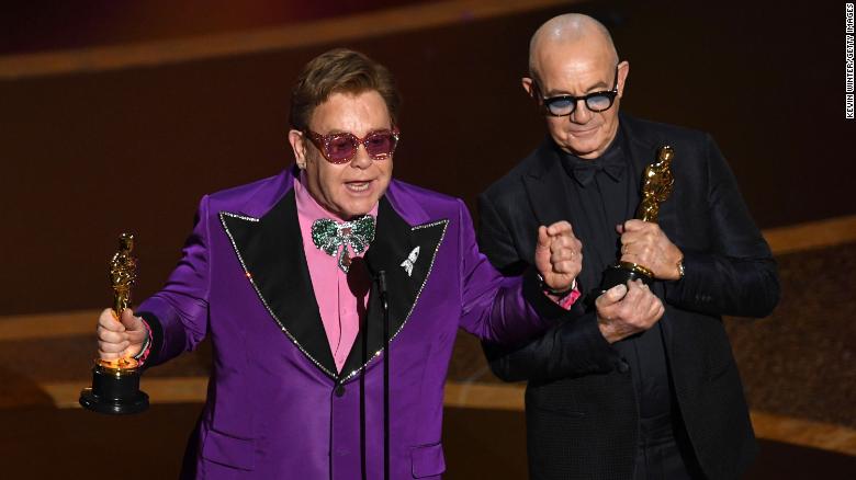 Elton John and Bernie Taupin 