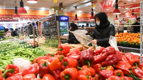 Food prices are soaring in China because of the coronavirus and swine fever 