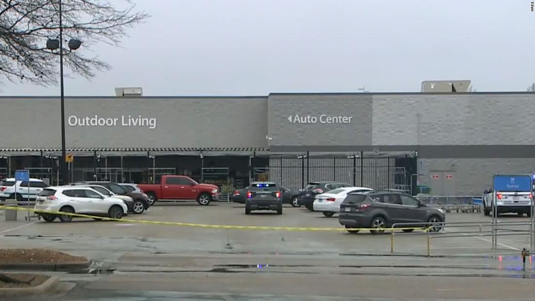 Two police officers were shot in a Walmart in Arkansas