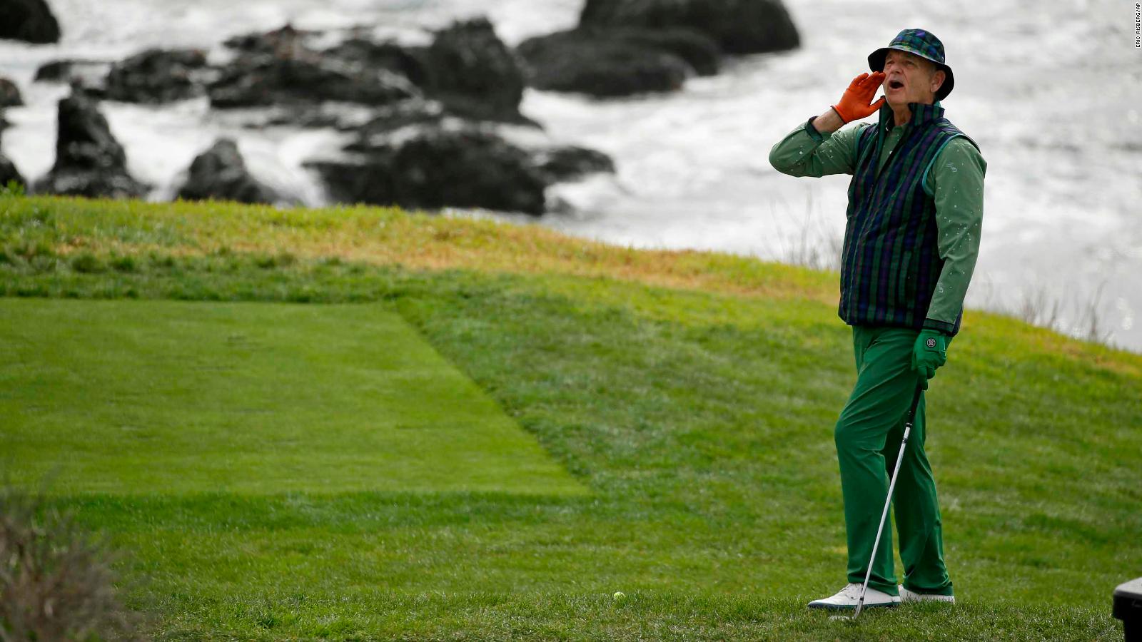 Bill Murray had fun at the Pebble Beach ProAm golf tournament CNN